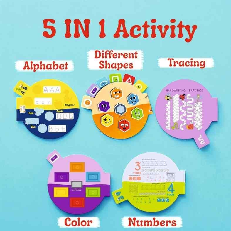 TodFod Natkhat Express Alphabet Learning Book for Kids