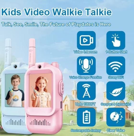 Video Walkie Talkies for Kids (Pack of 2)