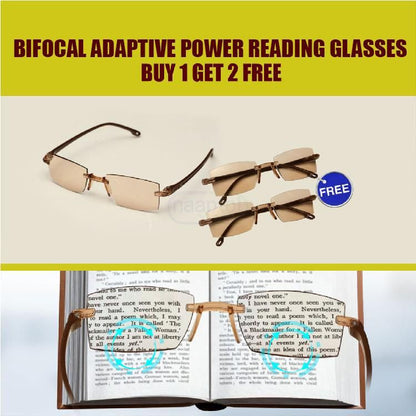 Bifocal Adaptive Power Reading Glasses - Buy 1 Get 2 FREE�