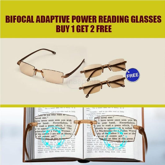 Bifocal Adaptive Power Reading Glasses - Buy 1 Get 2 FREE�