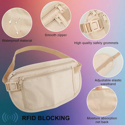 Money Belt for Travel, Anti-Theft Travel Money Belt